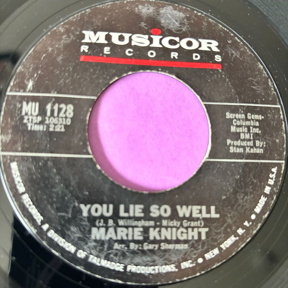 Marie Knight-You lie so well-Musicor E+