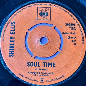 Shirley Ellis-Soul time-UK CBS vg+