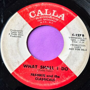 Frankie and the Classicals-What shall I do-Calla vg