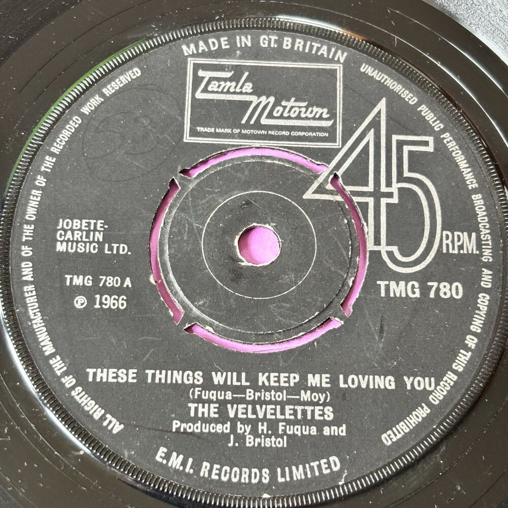 Velvelettes-These things will keep me loving you-TMG 780 E