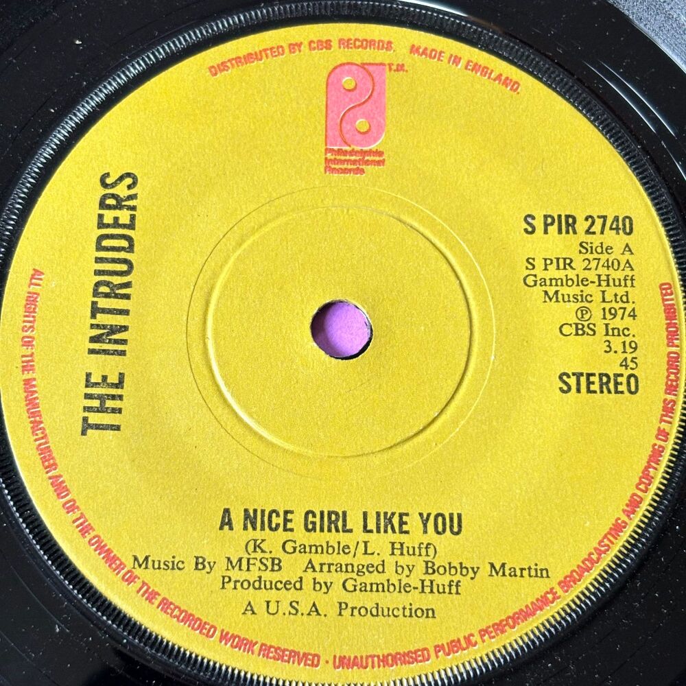 Intruders-A nice girl like you-UK PIR E+