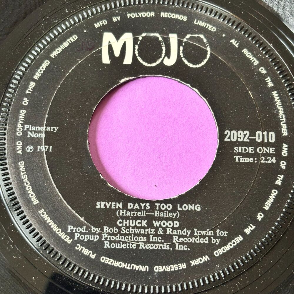 Chuck Wood-Seven days too long-UK Mojo E