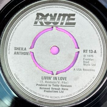 Sheila Anthony-Livin' in love-UK Route E+