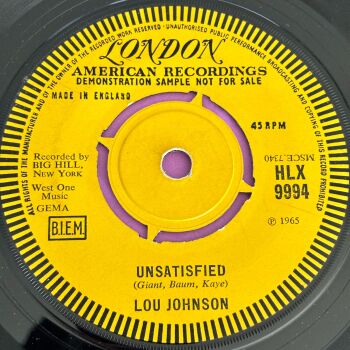 Lou Johnson-Unsatisfied-UK London E