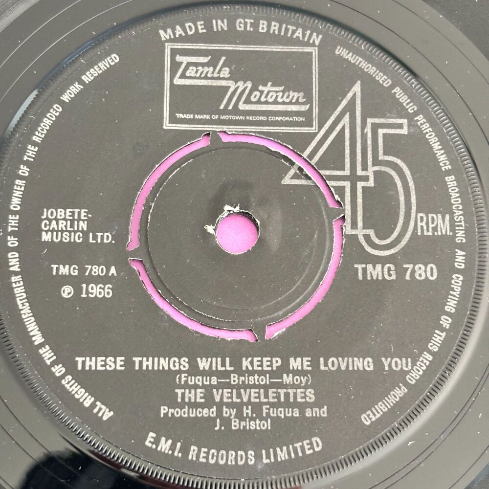 Velvelettes-These things will keep me loving you-TMG 780 E+