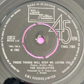 Velvelettes-These things will keep me loving you-TMG 780 E+