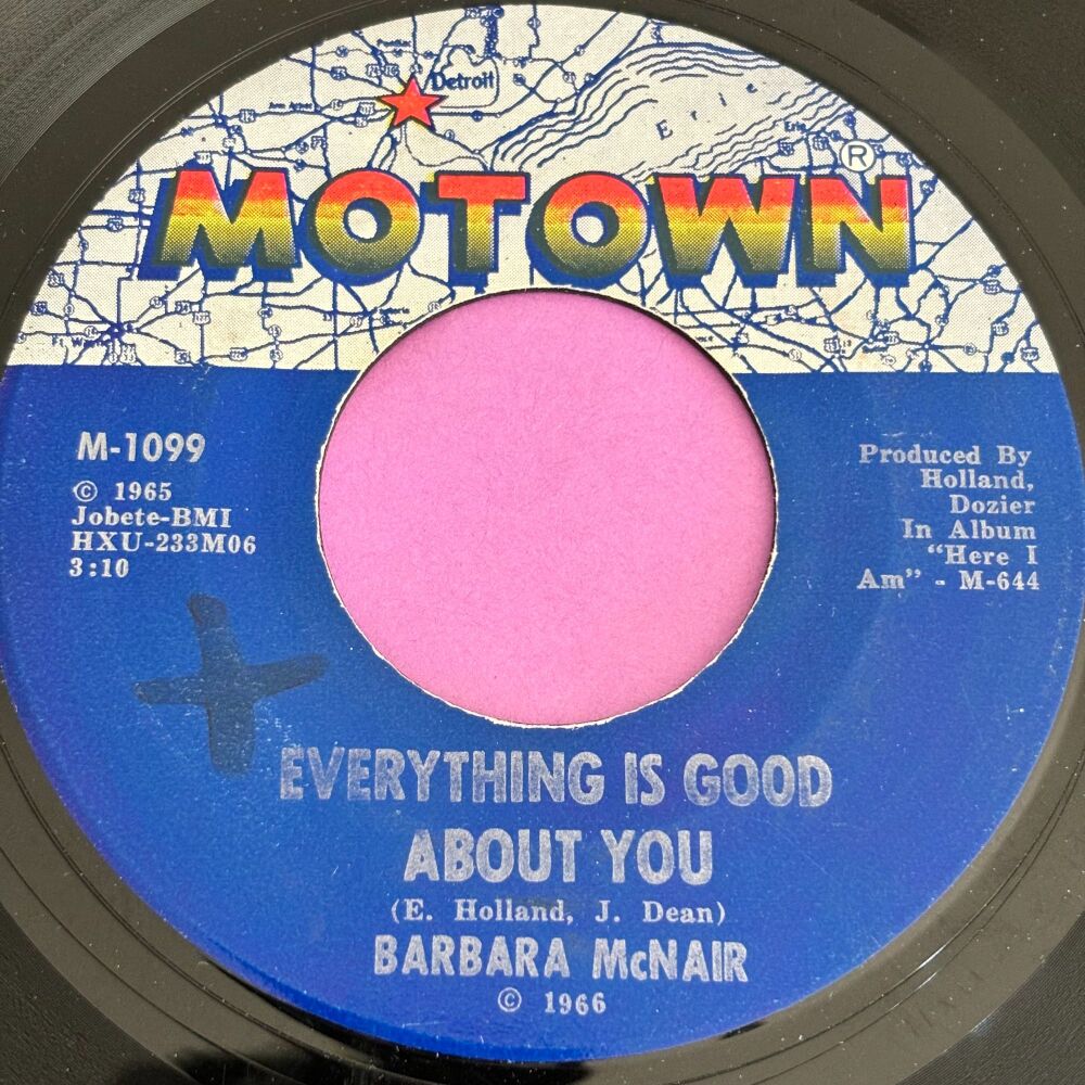 Barbara McNairt-Everything is good about you-Motown wol E+