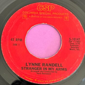 Lynne Randell-Stranger in my arms-CSP  R E+