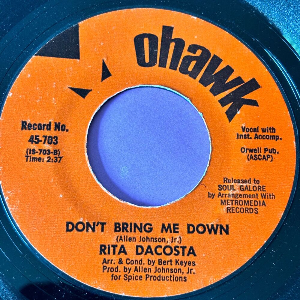 Rita Dacosta-Don't bring me down-Mohawk E+