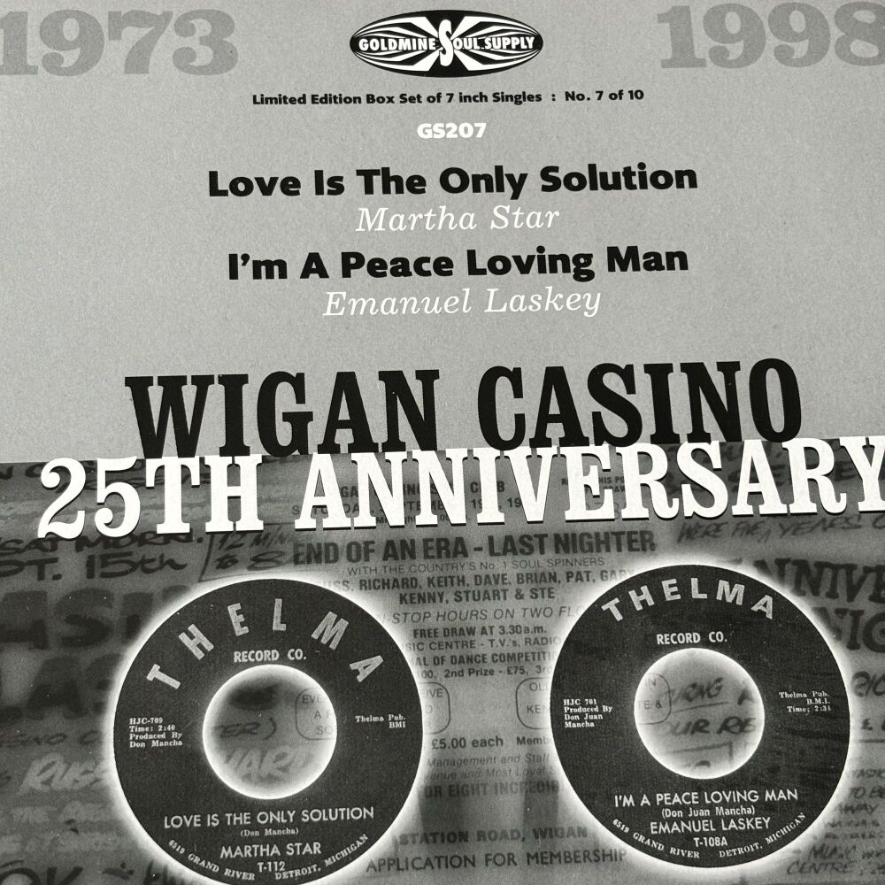 Martha Starr-Love is the only solution/ Emanuel Laskey-Peace loving man-Wig