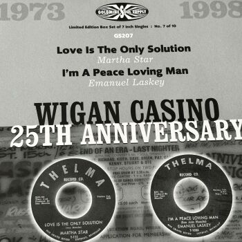 Martha Starr-Love is the only solution/ Emanuel Laskey-Peace loving man-Wigan 25th R E+