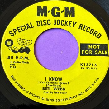 Betti Webb-I know-MGM Demo E