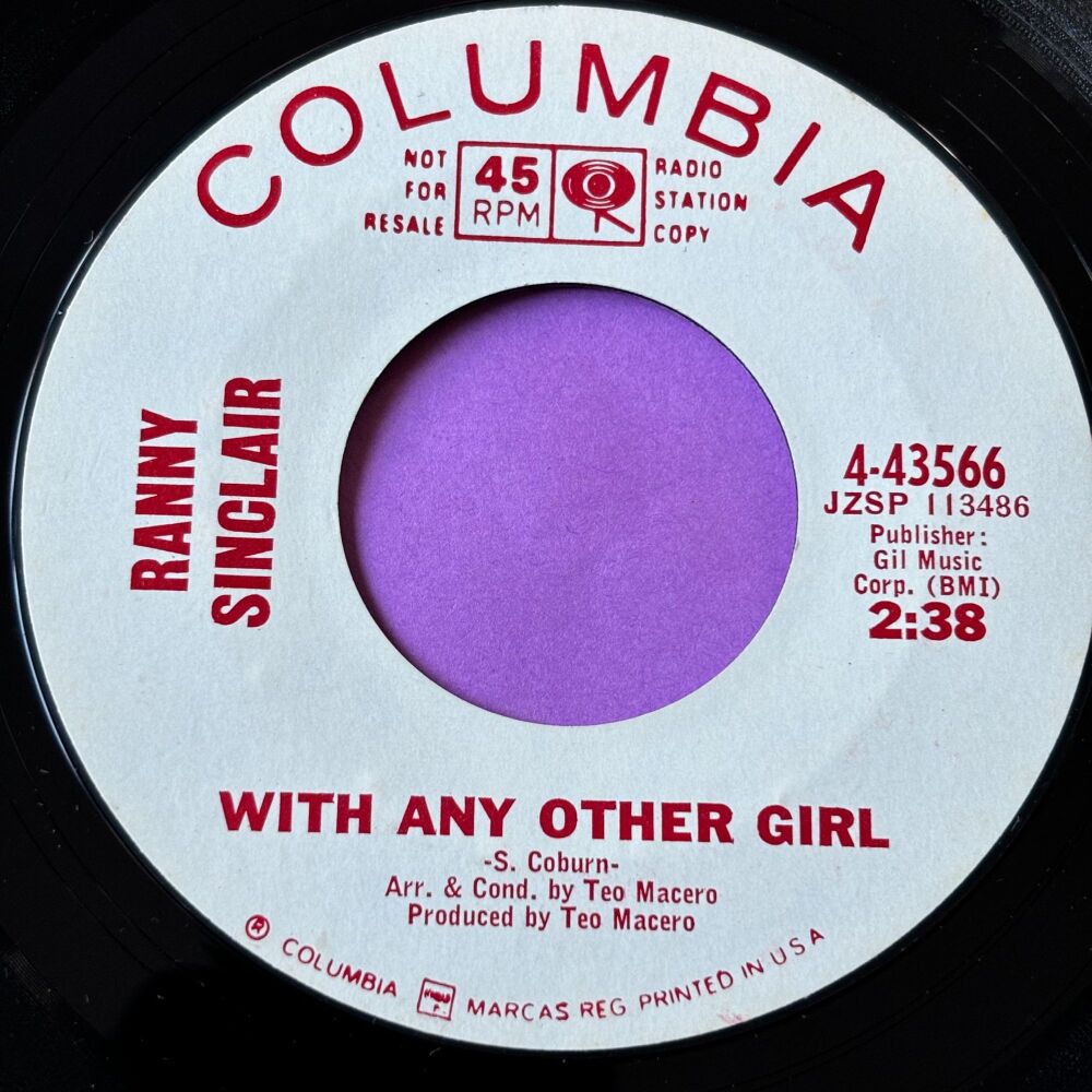 Ranny Sinclair-With any other girl-Columbia WD E+