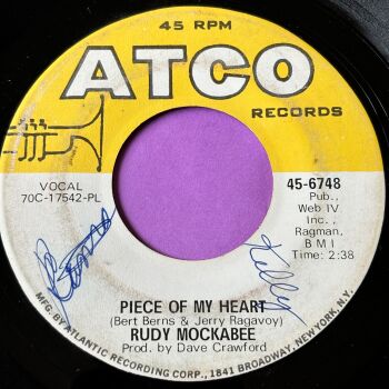 Rudy Mockabee-Piece of my heart-Atco wol vg+