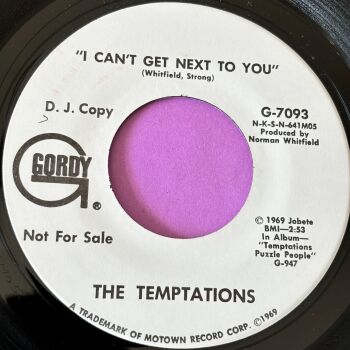 Temptations-I can't get next to you-Gordy WD E+