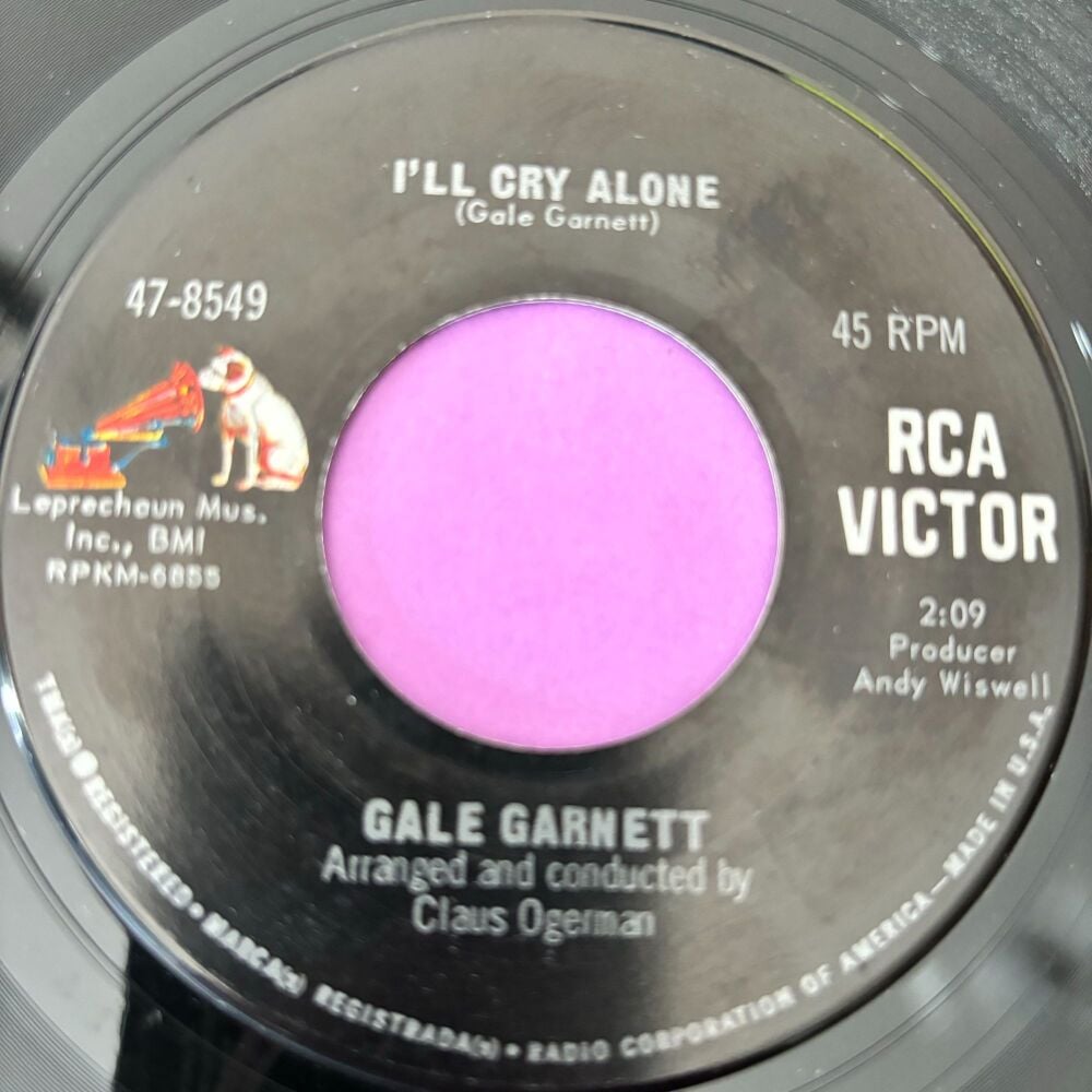 Gale Garnett-I'll cry alone-RCA E+