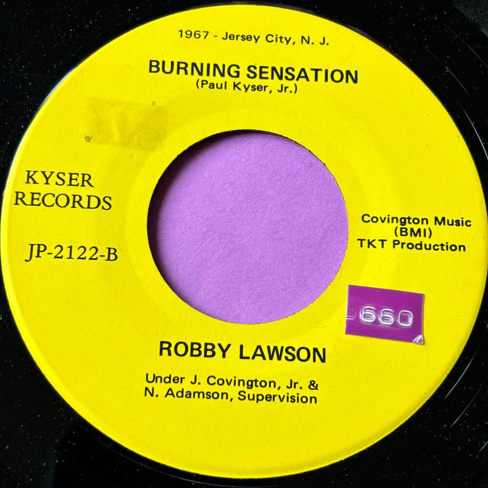 Robby Lawson-Burning sensation-Kyser R stkr E+