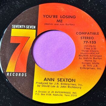 Ann Sexton-You're losing me-Seventy seven E+