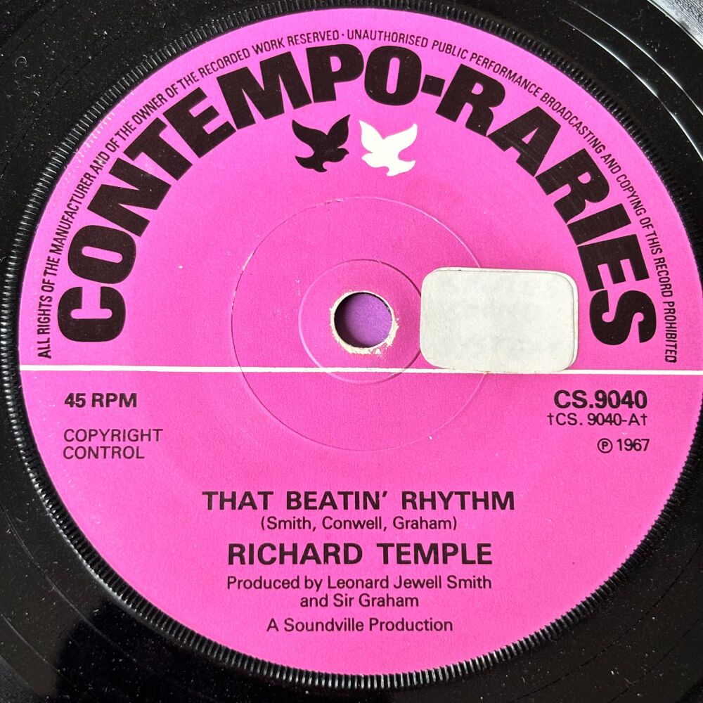 Richard Temple-That beatin' rhythm-UK Contempo Raries Stktr  E+