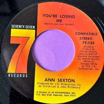 Ann Sexton-You're losing me-Seventy seven M-