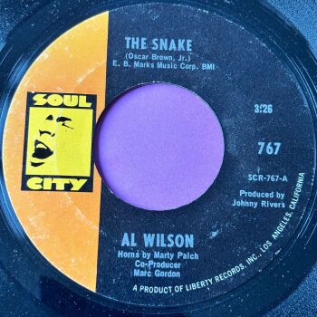 Al Wilson-The snake-Soul City E+