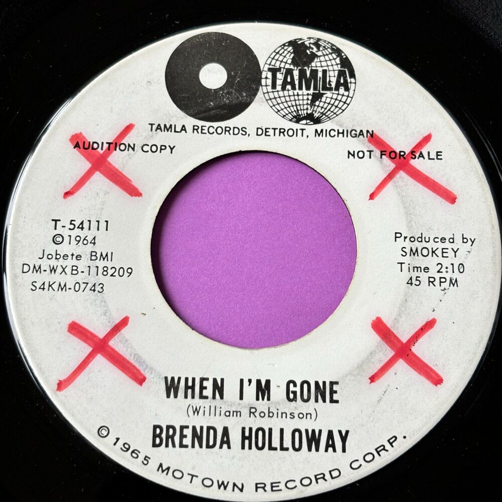 Brenda Holloway-When I'm gone-Tamla WD wol E