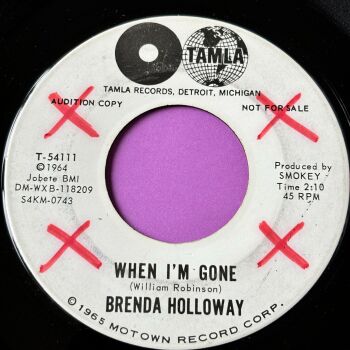 Brenda Holloway-When I'm gone-Tamla WD wol E
