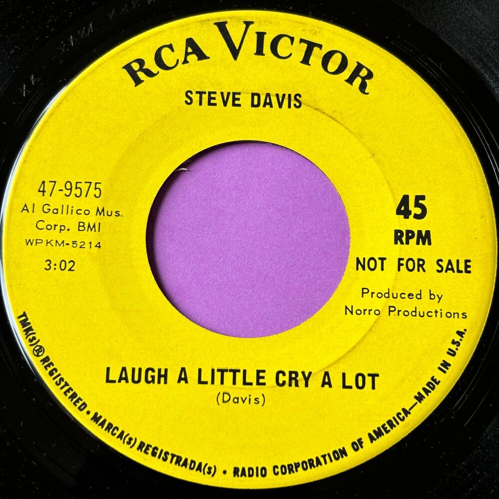 Steve Davis-Laugh a little cry a lot-RCA Demo E+