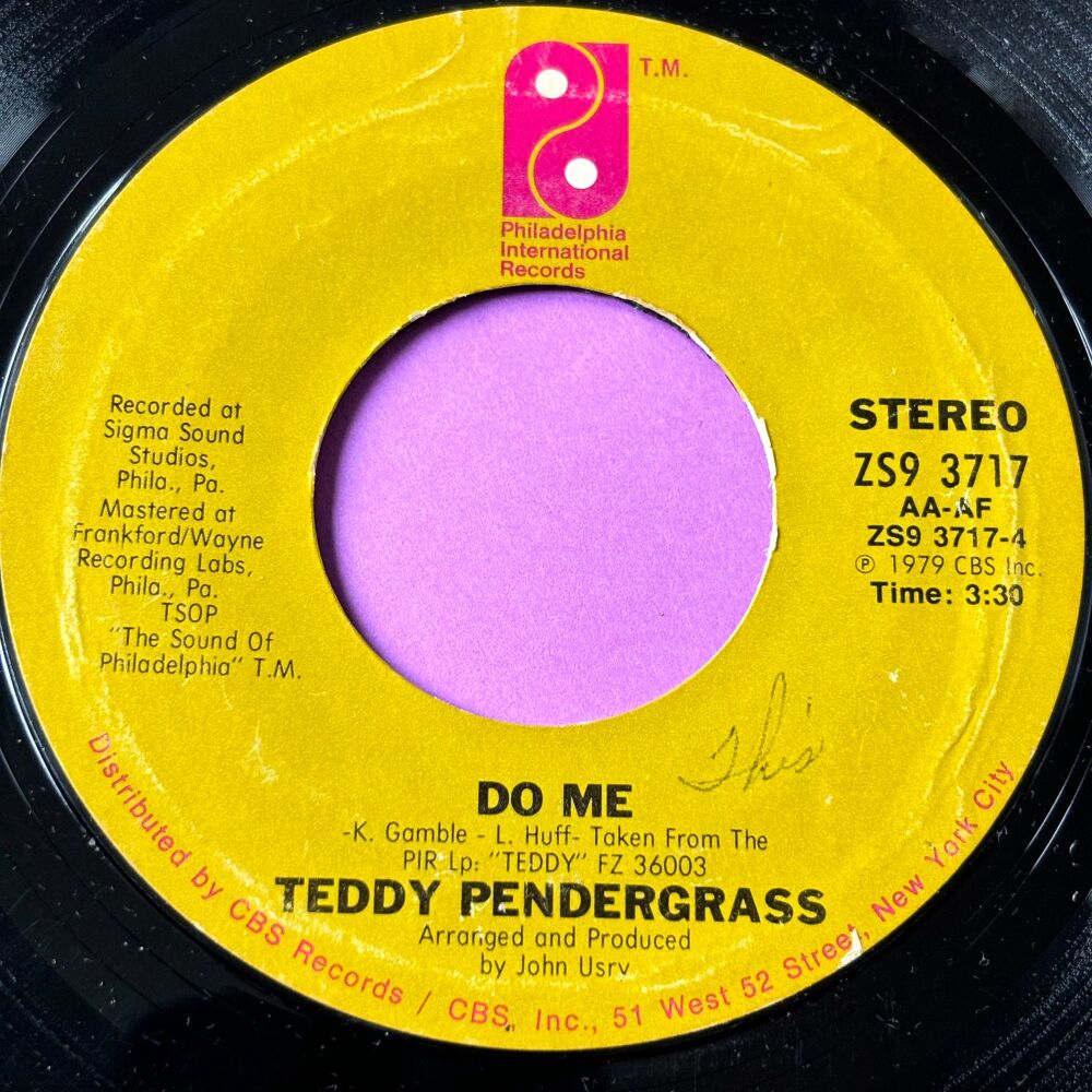 Teddy Pendergrass-Do me-PIR E