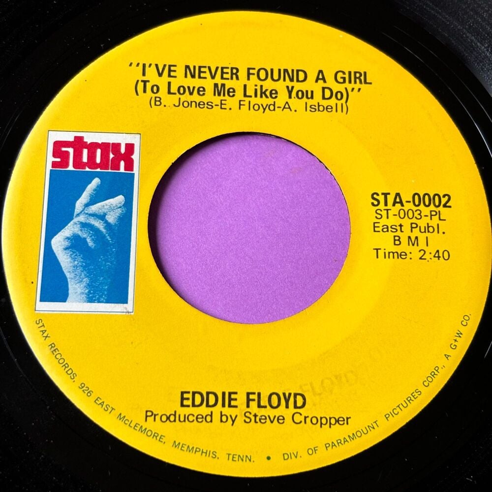 Eddie Floyd-I've never found a girl-Stax E+