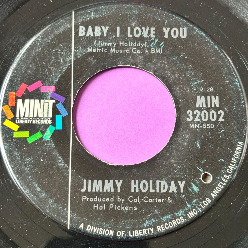 Jimmy Holiday-Baby I love you-Minit E