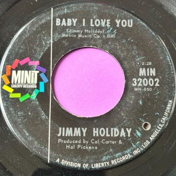 Jimmy Holiday-Baby I love you-Minit E