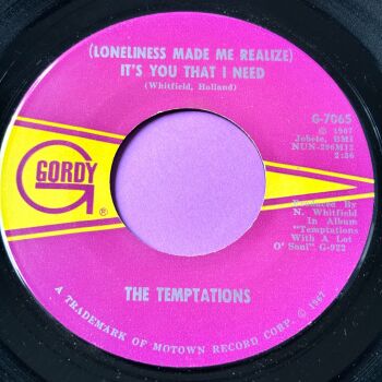 Temptations-Loneliness made me realize...-Gordy E+
