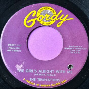 Temptations-The girl's alright with me-Gordy E+