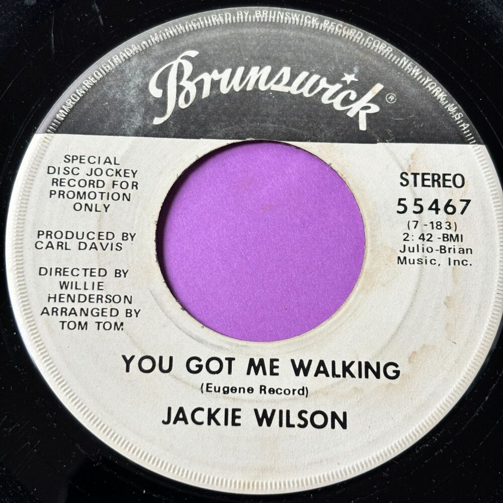 Jackie Wilson-You got me walking-Brunswick WD E