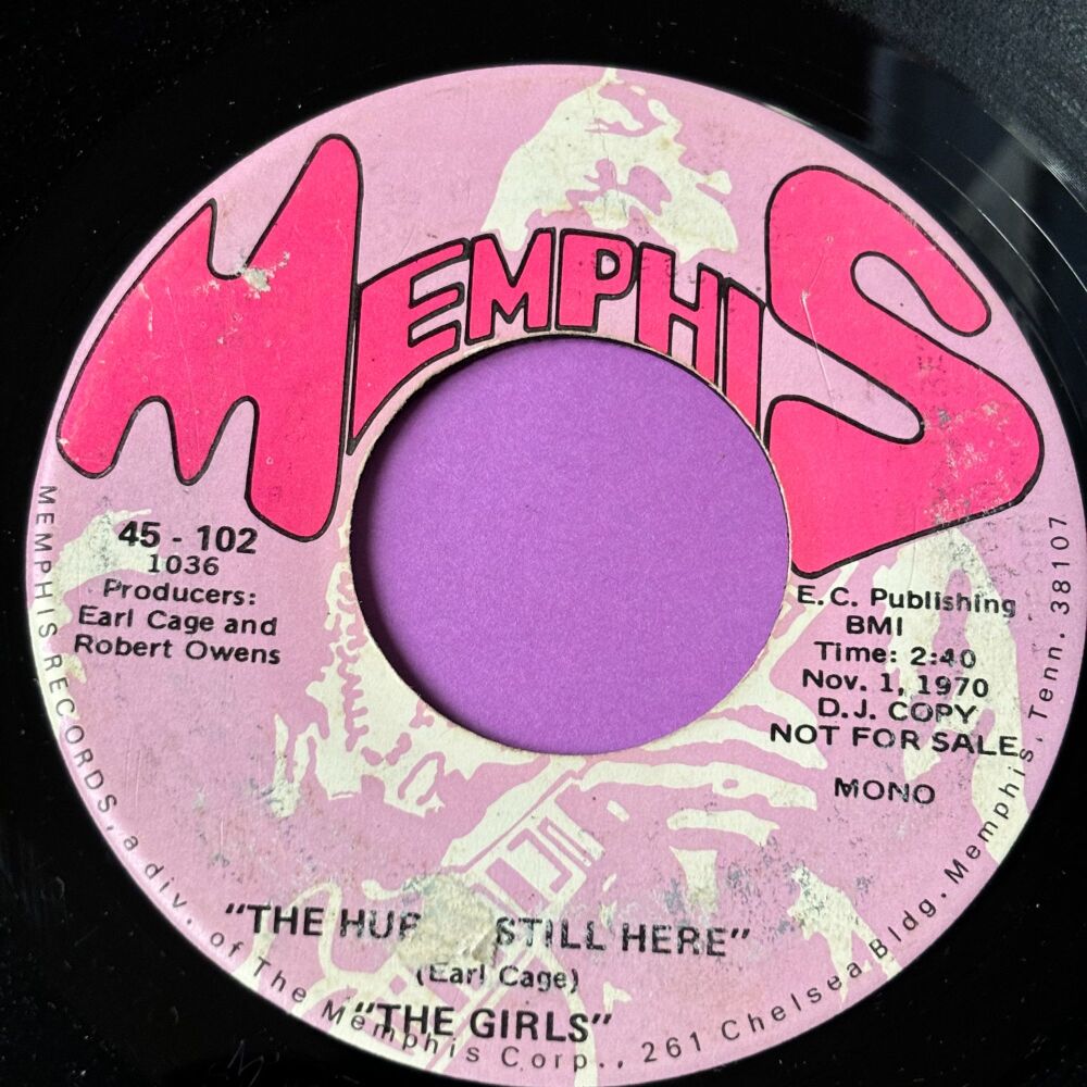 Girls-The hurt's still there-Memphis vg+