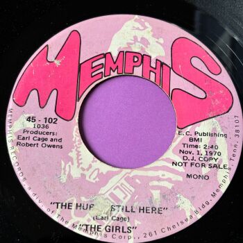 Girls-The hurt's still there-Memphis vg+