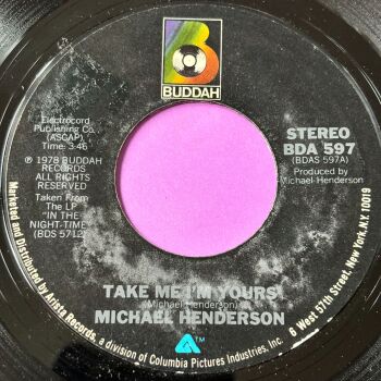 Michael Henderson-Take me I'm yours-Buddah E+