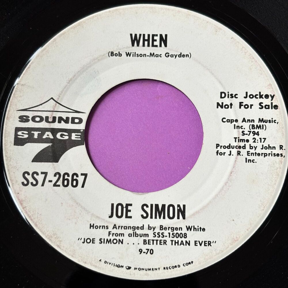 Joe Simon-When-SS7 WD E+