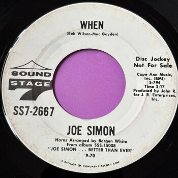 Joe Simon-When-SS7 WD E+