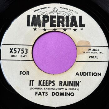 Fats Domino-It keeps rainin'-Imperial WD E+