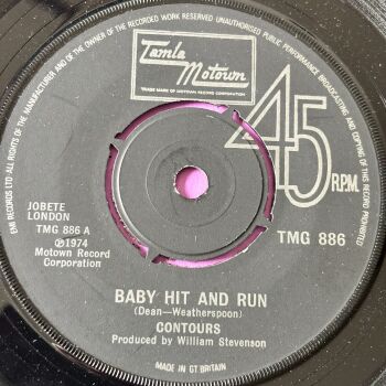 Contours-Baby hit and run-TMG 886 E+