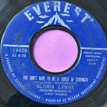 Gloria Lynne-You don't have to be a tower of strength-Everest vg+