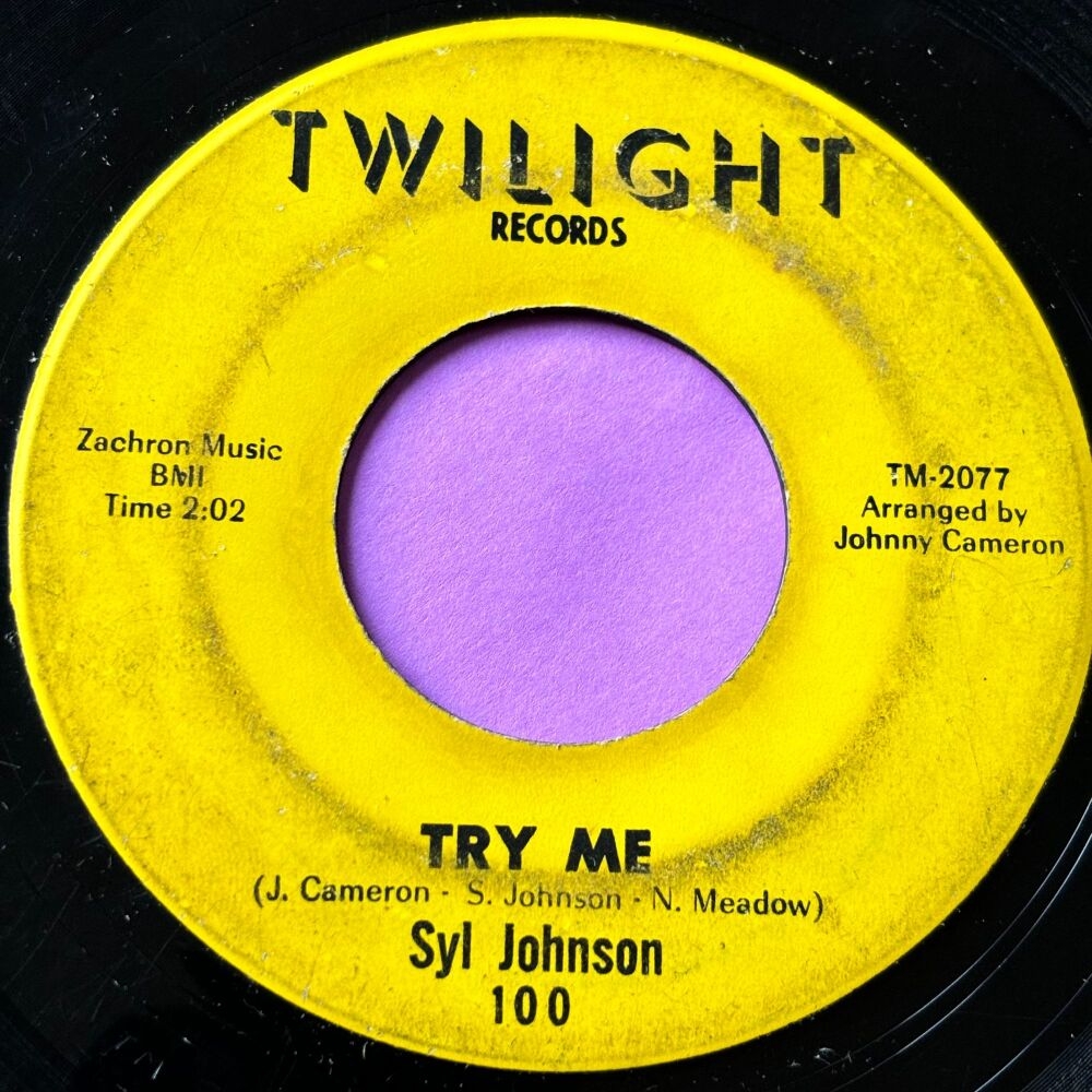 Syl Johnson-Try me-Twilight vg+