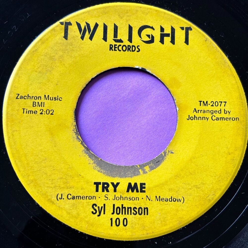 Syl Johnson-Try me-Twilight vg+