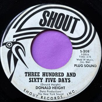 Donald Height-Three hundred and sixty five days-Shoul WD E+
