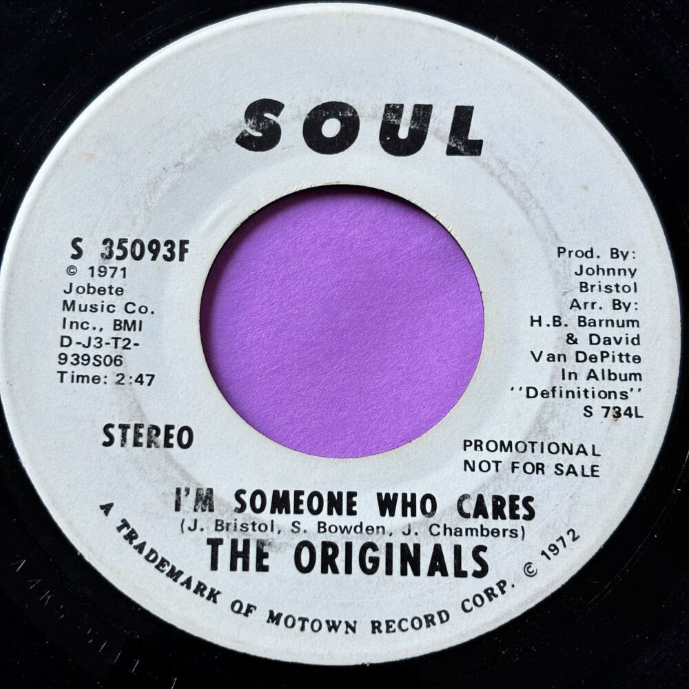 Originals-I'm someone who cares-Soul WD E