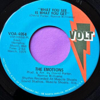 Emotions-What you see is what you get-Volt E+