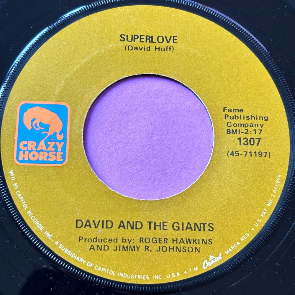 David and the Giants-Superlove-Crazy Horse vg+