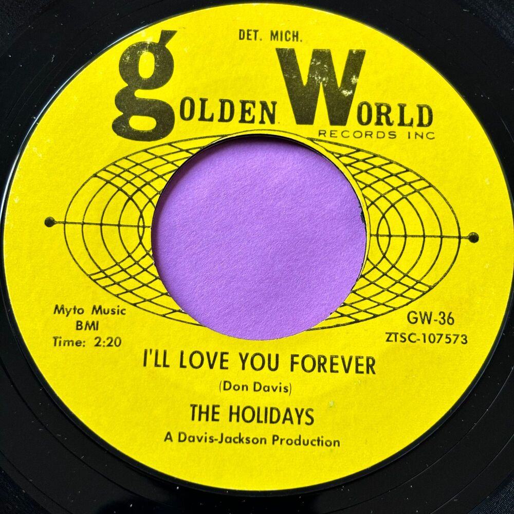 Holidays-I'll love you forever-Golden World E+